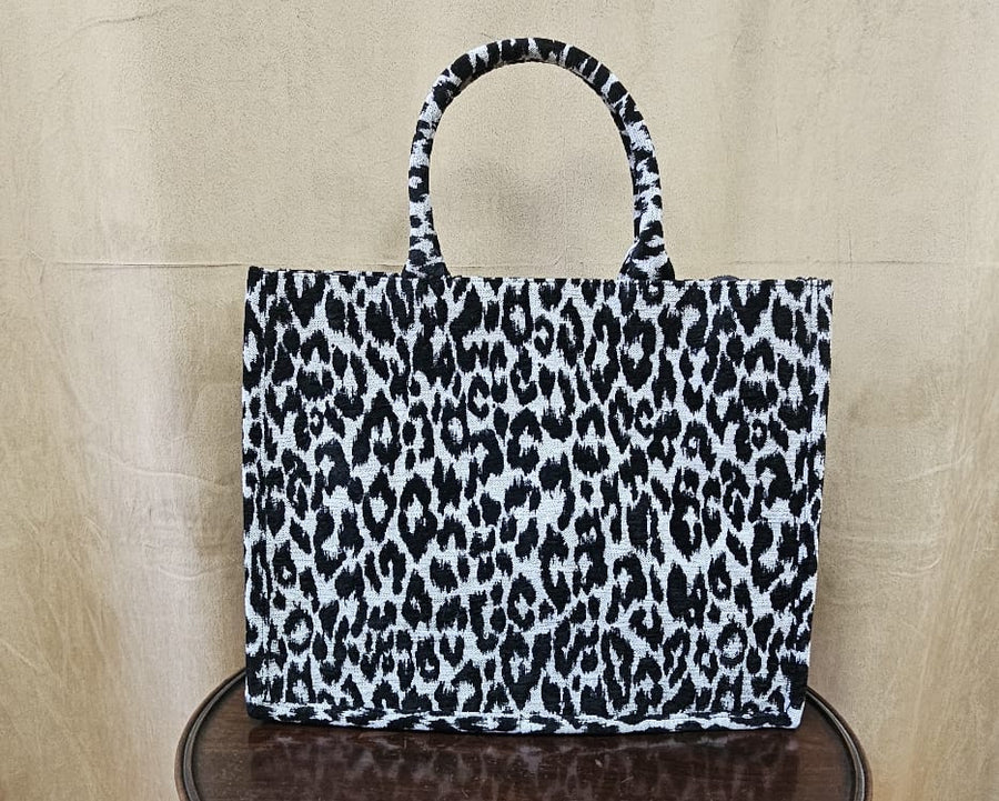 CARTEIRA TOTE LEOPARDO